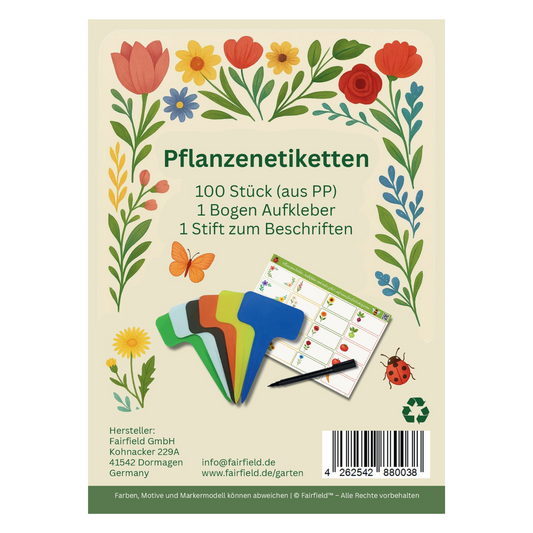 100 Stück in T-Form, mehrfarbig